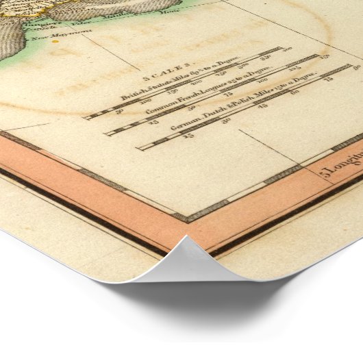 Europe Atlas Map Poster (Ecke)