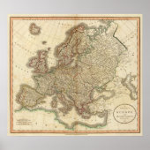 Europe Atlas Map Poster (Vorne)