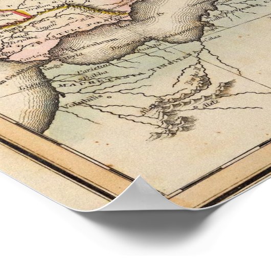 Europe Atlas Map Poster (Ecke)