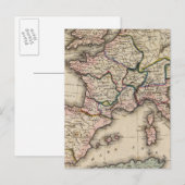 Europe Atlas Map Postkarte (Vorne/Hinten)