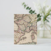 Europe Atlas Map Postkarte (Stehend Vorderseite)