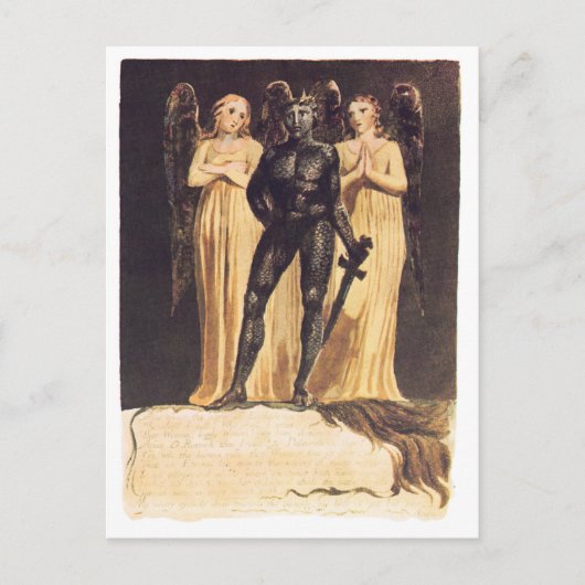 Europe. Ein Prophezeien. William Blake Postkarte (Vorderseite)