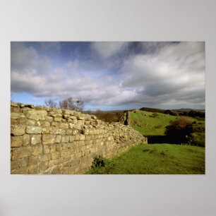 Europe, England, Northumberland. Hadrian's Poster