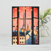 Europe Feiertagskarte (Stehend Vorderseite)