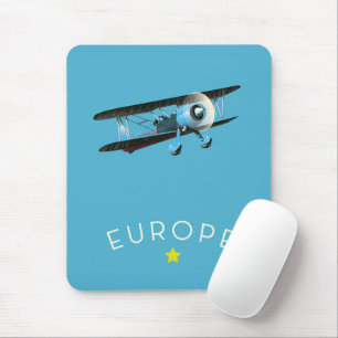 Europe Golden Star Mousepad
