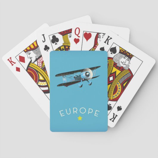 Europe Golden Star Spielkarten (Rückseite)