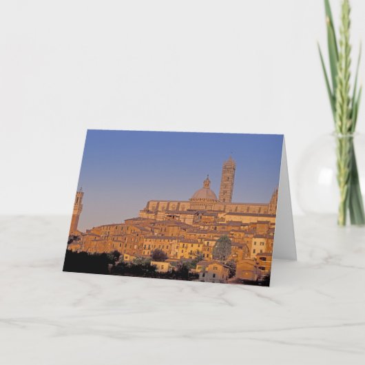 Europe, Italy, Tuscany, Siena. 13th century 3 Karte (Vorderseite)