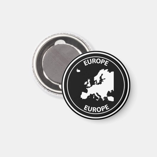 Europe Magnet (Vorderseite/Rückseite)
