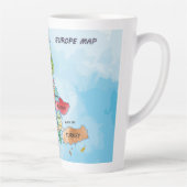 Europe Map Milchtasse (Rechts)