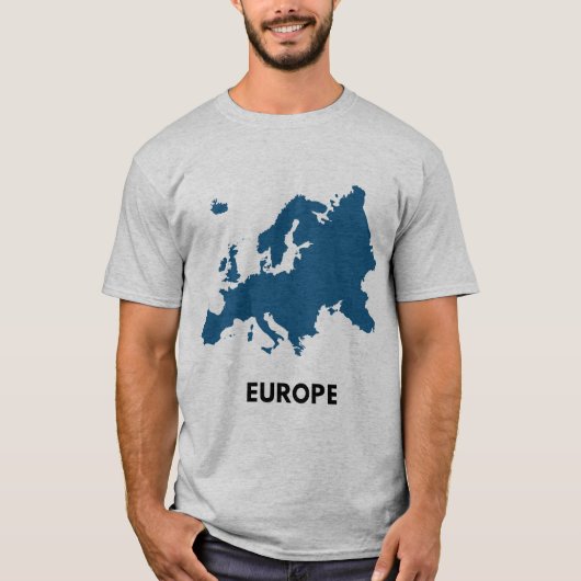 Europe Map T-Shirt (Vorderseite)