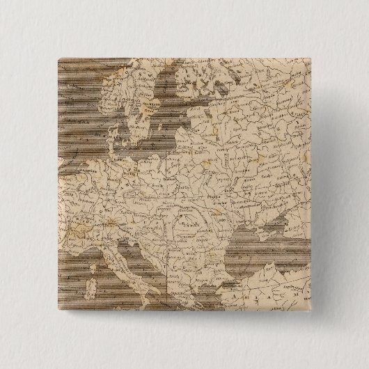 Europe Map von Arrowsmith Button (Vorderseite)