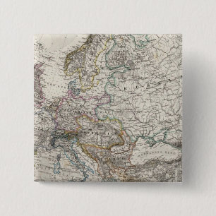 Europe Map von Stieler Button