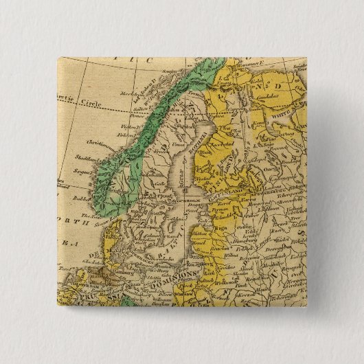 Europe Map von Worcester Button (Vorderseite)