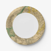 Europe Map von Worcester Pappteller (Vorderseite)