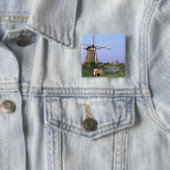 Europe, Niederlande, Zuid Holland, Kinderdijk.2 Button (Beispiel)