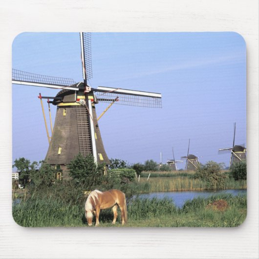 Europe, Niederlande, Zuid Holland, Kinderdijk.2 Mousepad (Vorne)