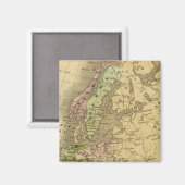 Europe Olney Map Magnet (Vorderseite/Rückseite)