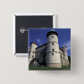 EUROPE, Polen, Karpaten Mts., Nowy Wisnicz Button (Vorne & Hinten)