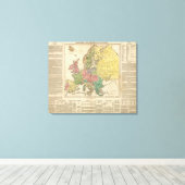 Europe Religion Atlas Karte Leinwanddruck (Insitu (Holzboden))