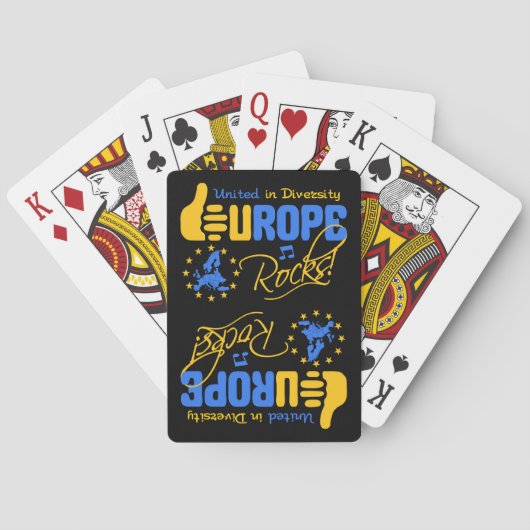 EUROPE ROCKS Spielkarten (Rückseite)