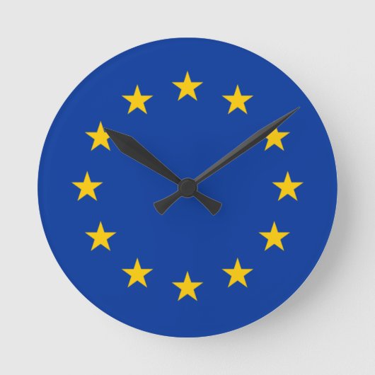 europe runde wanduhr (Vorderseite)
