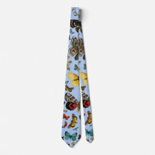 Europe’s Best-Known Butterflies and Moths Collage Krawatte