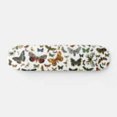 Europe’s Best-Known Butterflies and Moths Collage Skateboard (Horizontal)
