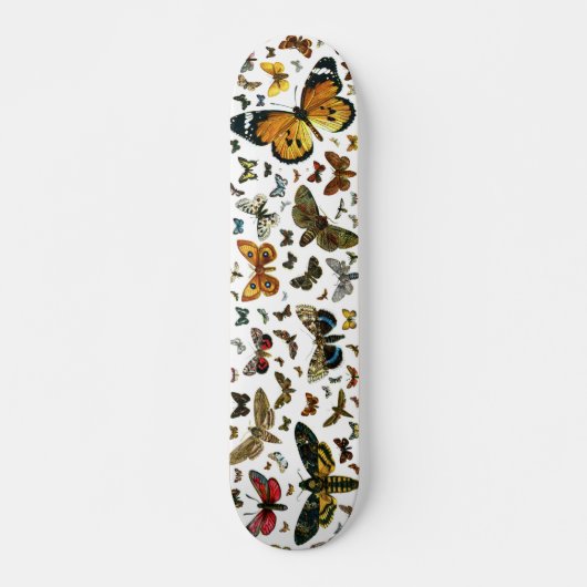 Europe’s Best-Known Butterflies and Moths Collage Skateboard (Vorne)