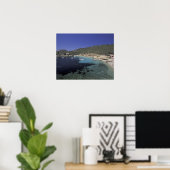 Europe, Spain, Balearics, Ibiza, Cala Salada. Poster (Heimbüro)