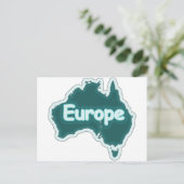 Europe? Stupid Funny Postkarte (Stehend Vorderseite)