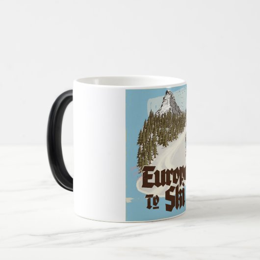 Europe To Ski Verwandlungstasse (Vorderseite Links)