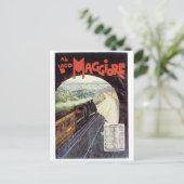 Europe Train Vintage Travel Postcard Postkarte (Stehend Vorderseite)