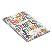 Europe Travel Journal für Kinder Notizblock (Rechte Seite)
