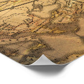 Europe Vintage Map Poster (Ecke)