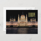 Europe Vintage Travel Tourismus Add Postkarte (Vorne/Hinten)