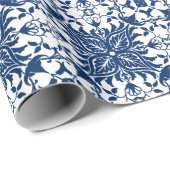 European Acanthus Blätter Tile Geschenkpapier (Rolleneckpunkt)