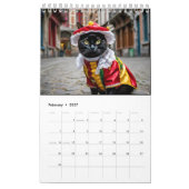 European Cats Calendar Kalender (Feb 2027)