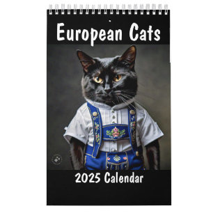 European Cats Calendar Kalender