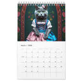 European Cats Calendar Kalender (Mär 2026)