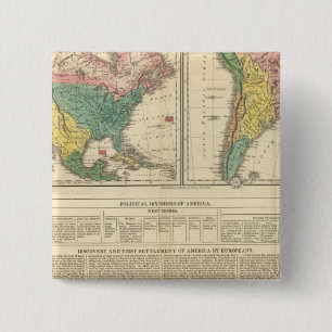 "European Discovery of America Atlas Map" Button