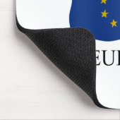 European flag Europa Mousepad (Ecke)