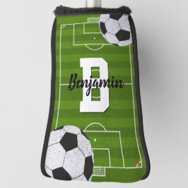 European Football Putter Golf Headcover