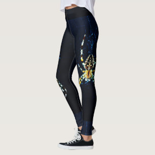 European Garden Spider Lektion Leggings