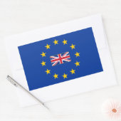 European Gewerkschaft United Kingdom Rectangle Sti Rechteckiger Aufkleber (Umschlag)