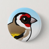 European Goldfinch Button (Vorderseite)