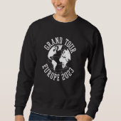 European 'Grand Tour Europe 2023' Retro Family Gro Sweatshirt (Vorderseite)