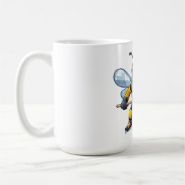 European honey bee (Apis mellifera) Kaffeetasse