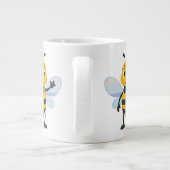 European honey bee Jumbo-Tasse (Rückseite)