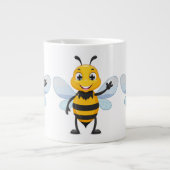 European honey bee Jumbo-Tasse (Vorderseite)