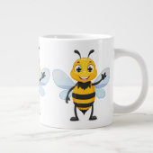 European honey bee Jumbo-Tasse (Rechts)